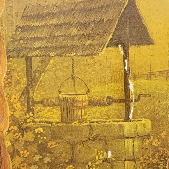 Vintage Decoupage Country Rustic Mailbox & Barn Wood Wall‎ Plaque Art Set Of 2 - Picture 9 of 12